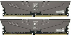 TeamGroup T-Create Expert 64GB DDR4 RAM με 2 Modules (2x32GB) και Ταχύτητα 3200 για Desktop