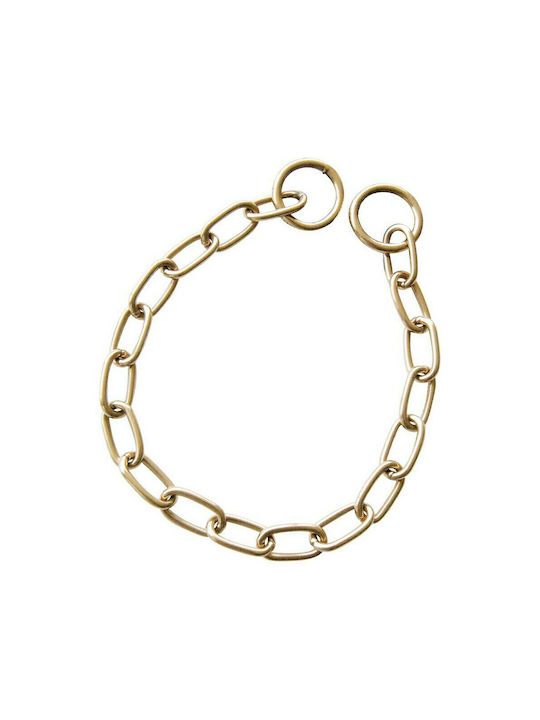 Sprenger Кожен ошийник за куче Верига в Златист цвят Medium 3мм x 50см