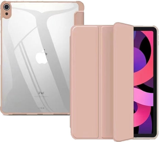 Slim Smart Tri-Fold Flip Cover Ροζ Χρυσή (iPad mini 1,2,3)