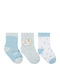Kikka Boo Kids' Socks Knee-High Little Fox Light Blue 3 Pairs
