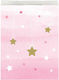 Creative Converting Little Star Girl Paper Bag for Gift Pink 16.5x22.2cm. 10pcs