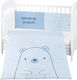 Kikka Boo Σετ Κούνιας Bear with Me Μπλε 2τμχ