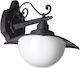 Avide ABWL-1XE27-EXOTIC Classic Lamp Wall with Socket E27 Black 20cm