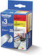 Brother Етикетна Лента 8м x 12мм Многоцветна Съвместима с Brother TZe/TZ