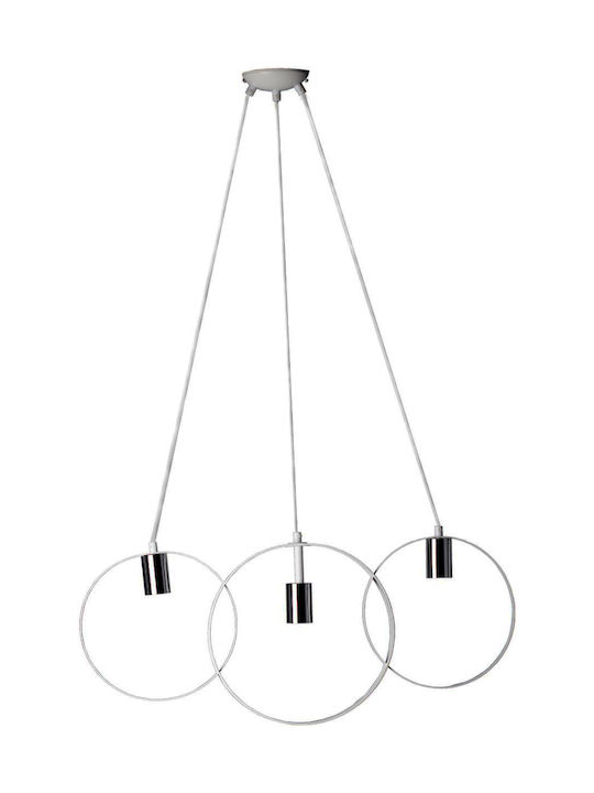 Avide ABPL-3XE27-LOVE Pendant Light Three-Light for Socket E27 Gray