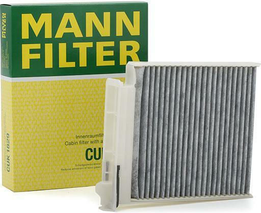 Mann Filter Activated Carbon Cabin Filter Nissan Almera / Micra / NV200 / Terrano Renault Clio / Modus / Twingo / Wind Dacia Duster / Logan / Sandero