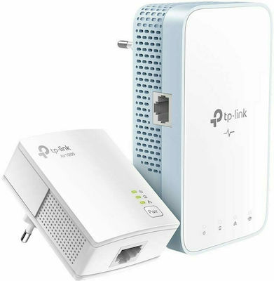 TP-LINK TL-WPA7517 KIT V2 Powerline Διπλό για Ασύρματη Σύνδεση Wi‑Fi 5 και 2 Θύρες Gigabit Ethernet