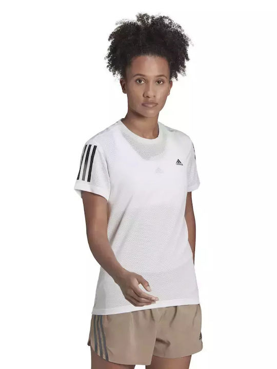 Adidas Feminin Sport Tricou Alb