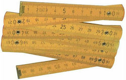 783001 Wooden Folding Ruler 1m