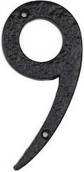 Roline 461 Πινακίδα με Αριθμό 9 σε Μαύρο Χρώμα 10cm 461 Roline 461 Πινακίδα με Αριθμό 9 σε Μαύρο Χρώμα 10cm 461