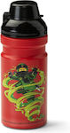 Lego Kids Plastic Water Bottle Ninjago Red 390ml