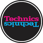 Technics Slipmat από Τσόχα Duplex 5 (Ζεύγος) σε Μαύρο Χρώμα