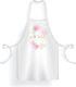 Bonjour Bebe White Godfather Apron