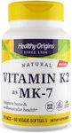 Healthy Origins Vitamin K2 MK7 Vitamin for Bone Health 60 softgels