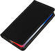 Tel1 Book Synthetic Leather Black (Redmi 9C)