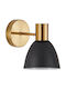 Home Lighting Modern Lamp Wall with Socket E27 Gold 16x23x16cm