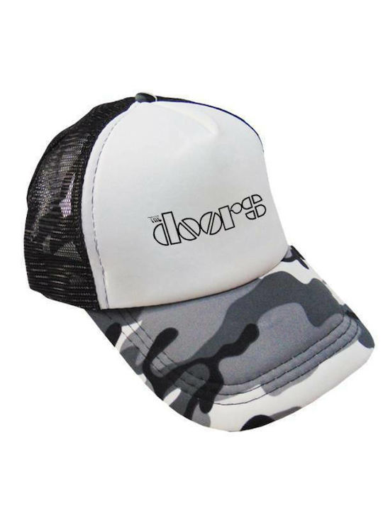 Takeposition The Doors Men's Trucker Cap Gray Camo