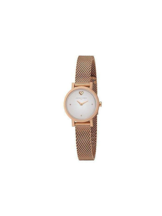 Pierre Cardin Martin Valentines Uhr mit Rose Gold Metallarmband