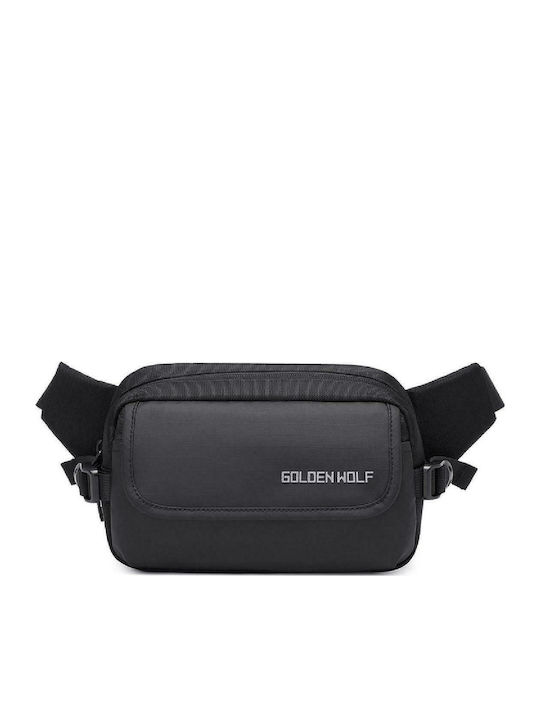 Golden Wolf Golden Wolf Herren Bum Bag Taille Schwarz