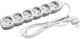 Entac ESE1.5G6-3 Power Strip 6 Positions with Cable 3m