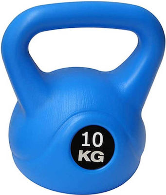 Bakaji Blue PVC Kettlebell 10kg