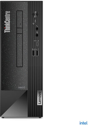 Lenovo ThinkCentre neo 50s PC compact Desktop PC (Nucleu i3-12100/8GB DDR4/256GB SSD/W11 Pro) Tastatura GR