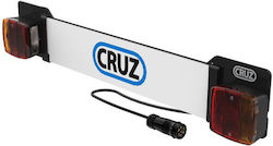 Cruz Комплект светлини и държач за регистрационен номер за багажници за велосипеди на кола Порт Трънк 7 пина