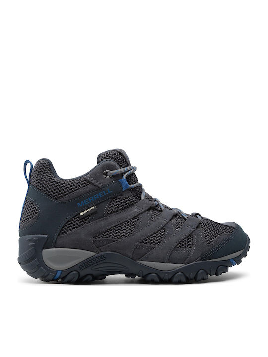 Merrell Alverstone Men's Hiking Boots Waterproof with Gore-Tex Membrane Blue