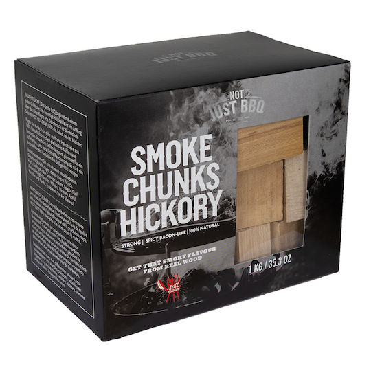 Not Just BBQ Hickory BBQ Smoking Chunks 1kg 1pcs