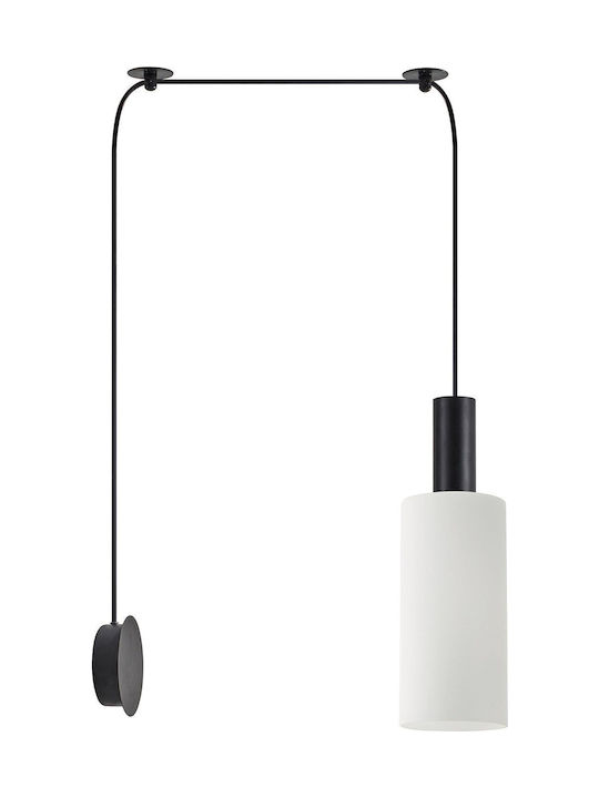 Home Lighting Pendant Light Single-Light for Socket E27 Black