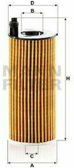 Mann Filter Φίλτρο Λαδιού Αυτοκινήτου για Bmw / Toyota