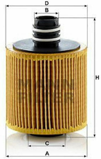 Mann Filter Φίλτρο Λαδιού Αυτοκινήτου für Alfa Romeo / Fiat / Jeep / Lancia / Opel / Suzuki