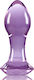 Ns Novelties Crystal Gem Glass Πρωκτική Σφήνα Μωβ