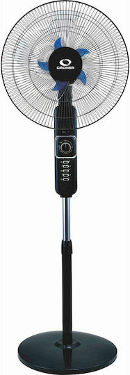 Croner CR1809 Ventilator Pe Piedestal 70W Diametru Ventilator 45cm Negru