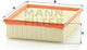 Mann Filter Filtru de Aer Auto pentru Alfa Romeo Mito Fiat Doblo / Grande Punto / Linia / Punct / Punto Evo Opel Combo