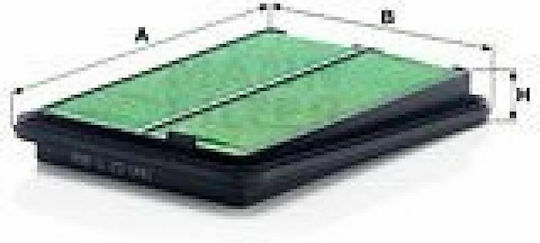 Mann Filter Φίλτρο Αέρα Αυτοκινήτου για Nissan Qashqai / X-Trail & Renault Kadjar / Koleos