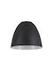 Home Lighting Rotund Abajur Negru cu Diametru 16cm