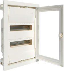 Hager Volta Walled Fuse Box, 2 Rows