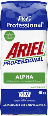 Ariel Alpha Επαγγελματικό Απορρυπαντικό σε Σκόνη για Λευκά Ρούχα 15kg