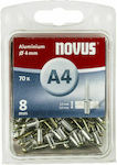 Πριτσίνια Aluminium M4x8mm 70Stück