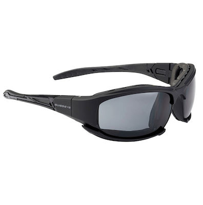 Swiss Eye Shooting Glasses Guardian with Anti-Scratch Coating, Anti-Glare & UV Protection Black