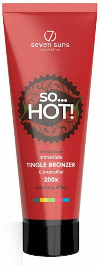7Suns Cosmetics So Hot! Tingle Solarium Κρέμα Σώματος 250ml