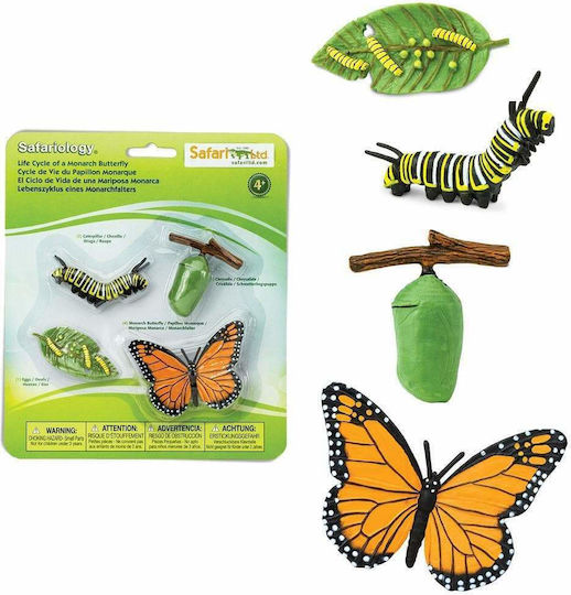 Safari Ltd Life Cycle of A Monarch Butterfly STEM Educational Game Knowledge for 4+ Years Old