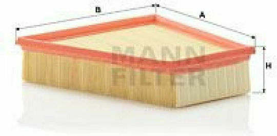 Mann Filter Car Air Filter for Seat Ibiza / Toledo Skoda Fabia / Praktik / Rapid / Roomster Volkswagen Fox / Polo