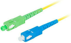 Lanberg FO-SASU-SS21-0050-YE Οπτική Ίνα SC/APC-SC/UPC 5m Κίτρινη Lanberg FO-SASU-SS21-0050-YE Οπτική Ίνα SC/APC-SC/UPC 5m Κίτρινη