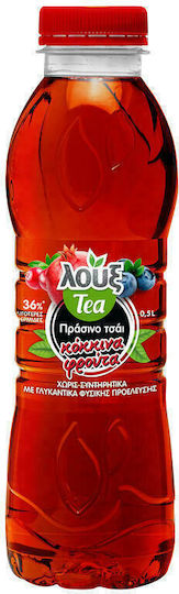Λούξ Ice Tea Κόκκινα Φρούτα Χωρίς Ανθρακικό & Ζάχαρη σε Μπουκάλι 6x500ml