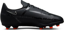 Nike Παιδικά Ποδοσφαιρικά Παπούτσια Phantom με Τάπες Μαύρα