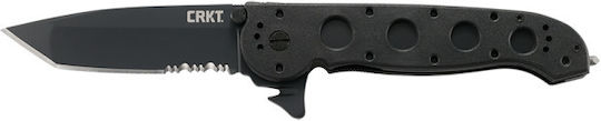 Columbia River Knives Tanto Blackout Triple Pocket Knife Black