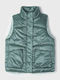 Ecofriends Kids Quilted Sleeveless Short Light Blue Jacket