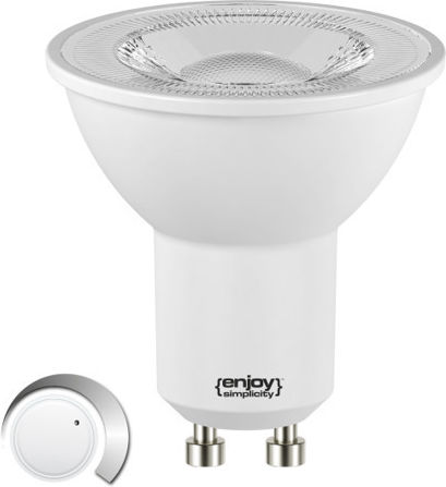 Elvhx Λάμπα LED 4.5W για Ντουί GU10 Θερμό Λευκό 470lm Dimmable